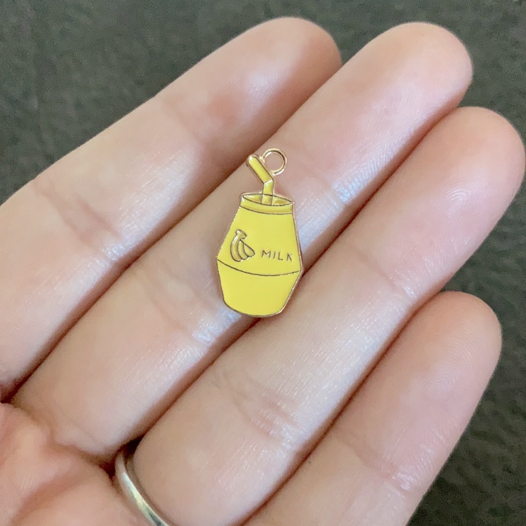 3/$30 Gold Plated And Enamel Mill Charm